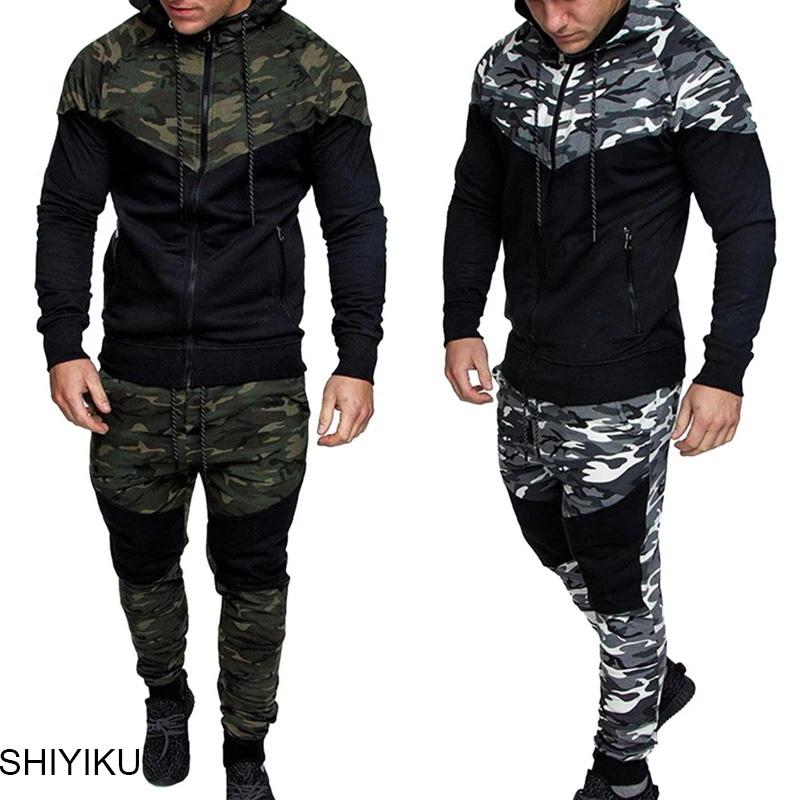 Men's Tracksuits Brand Casual Printing Camouflage Jacket Pants 2-Piece Suit Sportswear Hoodie Sweatshirt And Two-Piece SuitMen's, Green
Men's Tracksuits Brand Casual Printing Camouflage Jacket Pants 2-Piece Suit Sportswear Hoodie Sweatshirt And Two-Piece SuitMen's, Green