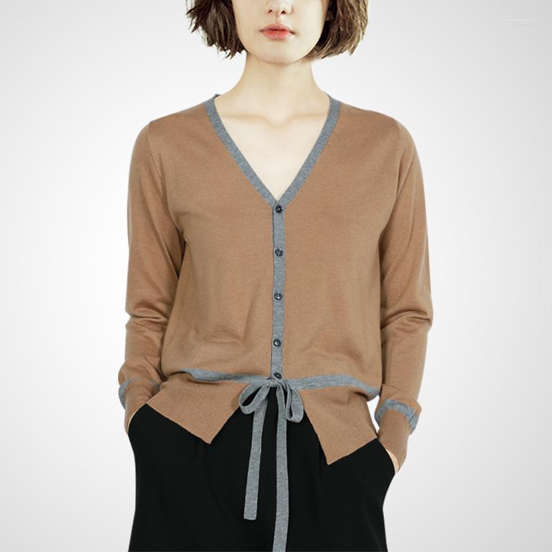 Women's Knits Trend Preppy Style Knit Cardigan Jacket Women 2023 Early Fall V-neck Long Sleeve Light Ripe Wind Reduction Of Age Coat, 8779
Women's Knits Trend Preppy Style Knit Cardigan Jacket Women 2023 Early Fall V-neck Long Sleeve Light Ripe Wind Reduction Of Age Coat, 8779