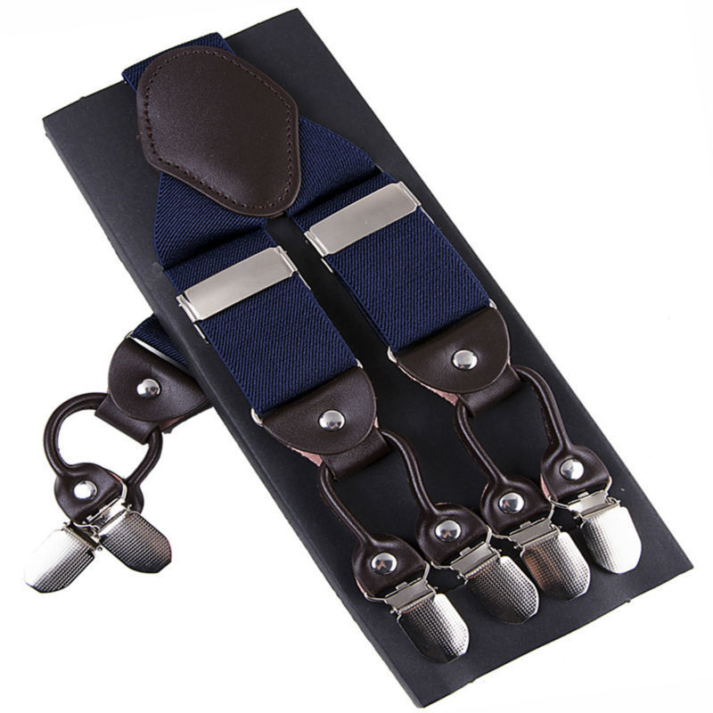 Suspenders Fashion leather 6clips Braces Male Vintage Casual Suspensorio Tirante Trousers Strap FatherHusband's Gift 35120cm 230217
Suspenders Fashion leather 6clips Braces Male Vintage Casual Suspensorio Tirante Trousers Strap FatherHusband's Gift 35120cm 230217