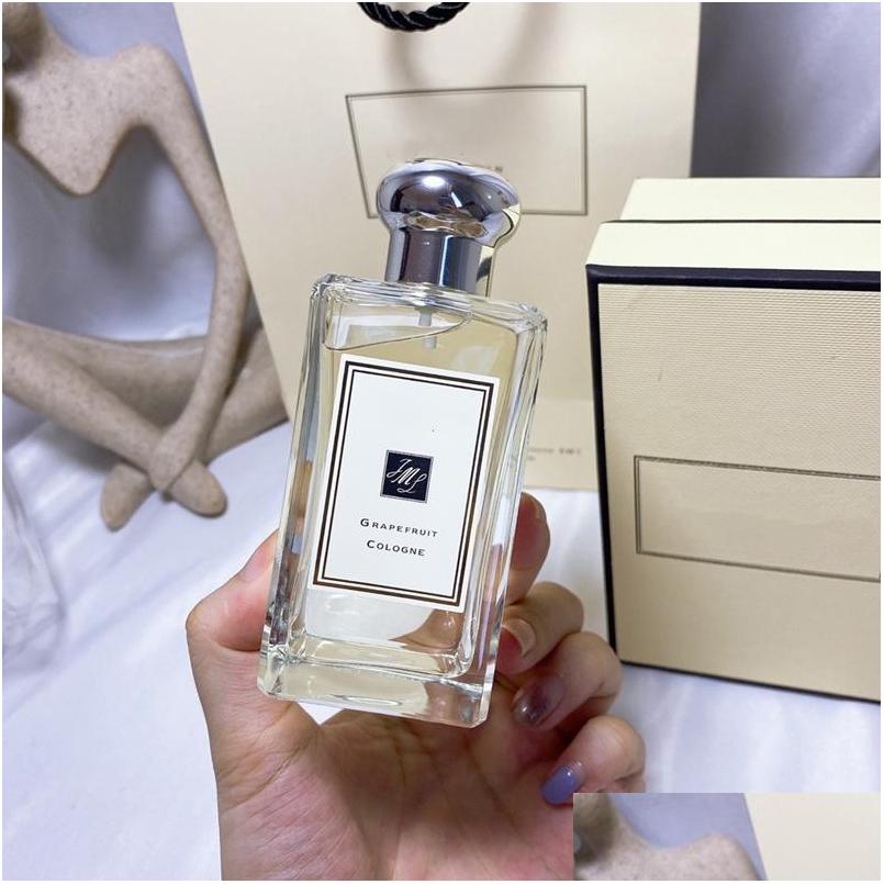 

Car Dvr Perfume Bottle Grapefruit Cologne 100Ml Jo Malone London Per Uni Fragrance Long Lasting Good Smell Parfum Spray Drop Delivery Dhbzy