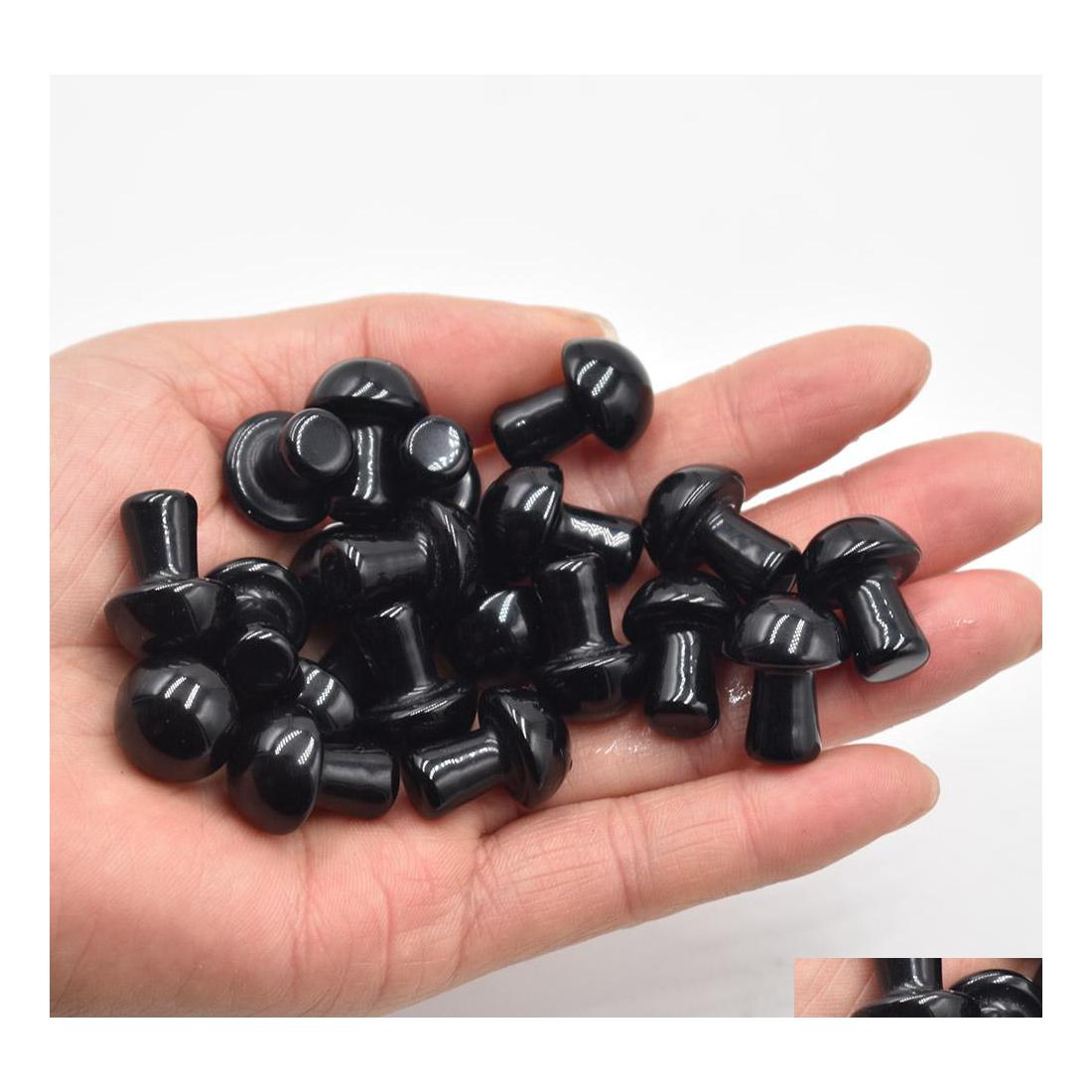 Stone 20Mm Black Mini Mushroom Plant Statue Carving Home Decoration Crystal Polishing Gem For Jewelry Making Dhseller2010 Drop Delive Dhtlm
Stone 20Mm Black Mini Mushroom Plant Statue Carving Home Decoration Crystal Polishing Gem For Jewelry Making Dhseller2010 Drop Delive Dhtlm
