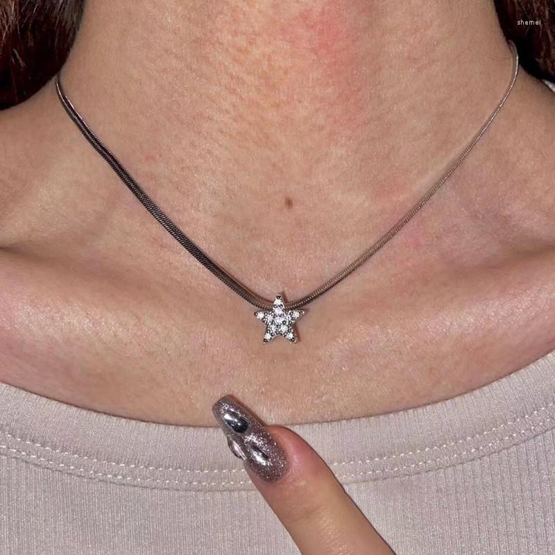 Choker Simple Harajuku Shining Star Pendant Necklace For Women Aesthetics Coquette Decoration Millennium Y2k Kpop Clavicle Chain
Choker Simple Harajuku Shining Star Pendant Necklace For Women Aesthetics Coquette Decoration Millennium Y2k Kpop Clavicle Chain