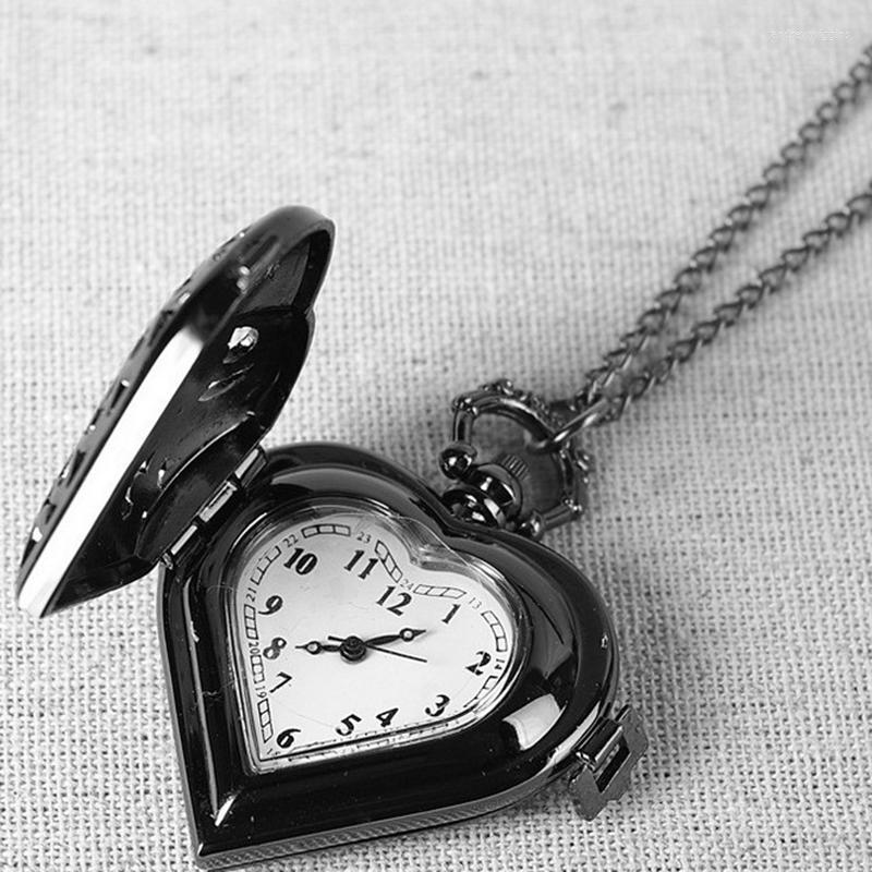 Pocket Watches 2023 Fashion Silver Black Hollow Quartz Steampunk Heart Shaped Watch Women Man Necklace Pendant With Chain Gifts, Plumbum black
Pocket Watches 2023 Fashion Silver Black Hollow Quartz Steampunk Heart Shaped Watch Women Man Necklace Pendant With Chain Gifts, Plumbum black