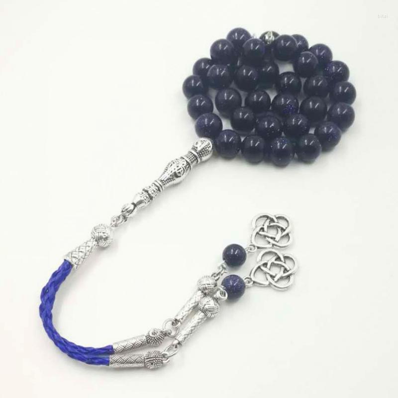 Strand Blue SandStone Tasbih Man's Prayer Beads Gfit For Eid 33 66 99 Paryer Muslim Misbaha Luxurious Bracelet
Strand Blue SandStone Tasbih Man's Prayer Beads Gfit For Eid 33 66 99 Paryer Muslim Misbaha Luxurious Bracelet