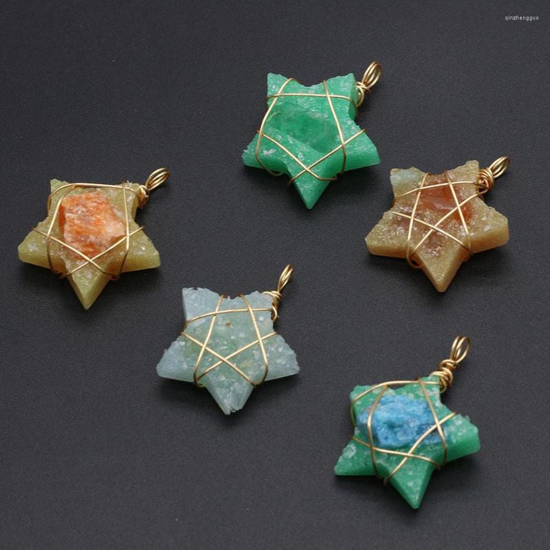 Charms Fashion Natural Stone Pendant Star Shape Druzy Resin For Making DIY Necklace Earring Jewelry Accessories Size 28x38mm
Charms Fashion Natural Stone Pendant Star Shape Druzy Resin For Making DIY Necklace Earring Jewelry Accessories Size 28x38mm