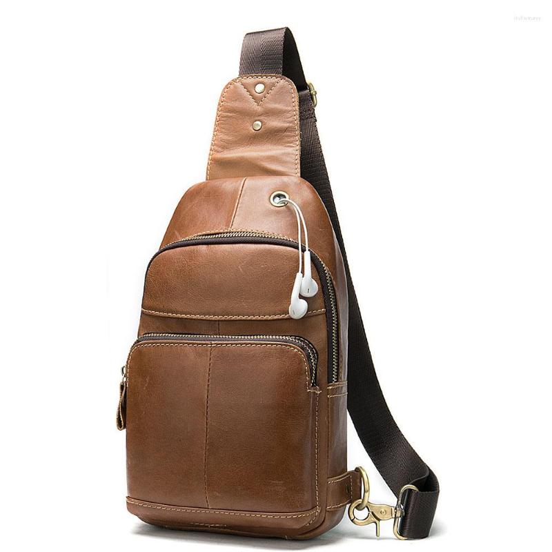 Waist Bags Genuin Leather Chest For Men Packet Retro Shoulder Bag Headphone Jack Boys Messenger, Coffee
Waist Bags Genuin Leather Chest For Men Packet Retro Shoulder Bag Headphone Jack Boys Messenger, Coffee