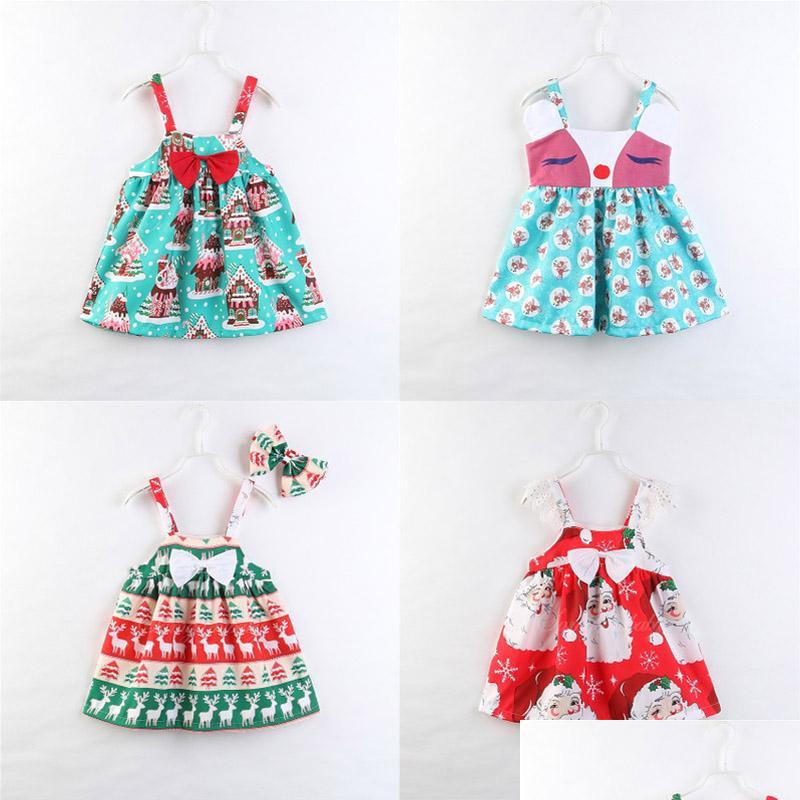 Girl'S Dresses Kids Girls Christmas 4 Designs Bow Tie Santa Claus Moose Printed Sling Lace Dress Party Peform Costume 27T Drop Deliv Dhkd5, #2
Girl'S Dresses Kids Girls Christmas 4 Designs Bow Tie Santa Claus Moose Printed Sling Lace Dress Party Peform Costume 27T Drop Deliv Dhkd5, #2