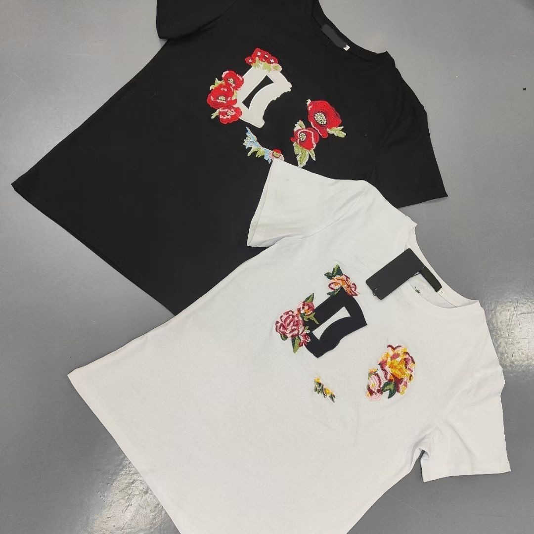 23ss Women' Brand logo Printing high quality T-shirt top Round collar short sleeve, White
23ss Women' Brand logo Printing high quality T-shirt top Round collar short sleeve, White
