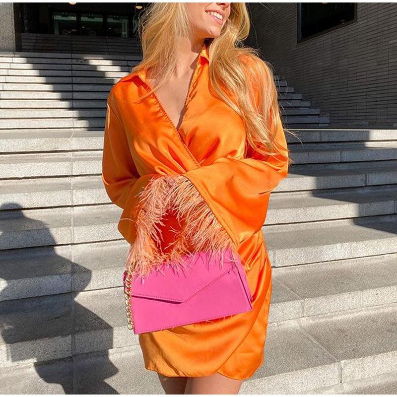 Women' Jackets Satin V-Neck Dress Women Slim High Waist Dresses Ladies Sexy Female Feather Mini Lace Up Pleated Irregular Hem VestidoWomen, Rose
Women' Jackets Satin V-Neck Dress Women Slim High Waist Dresses Ladies Sexy Female Feather Mini Lace Up Pleated Irregular Hem VestidoWomen, Rose