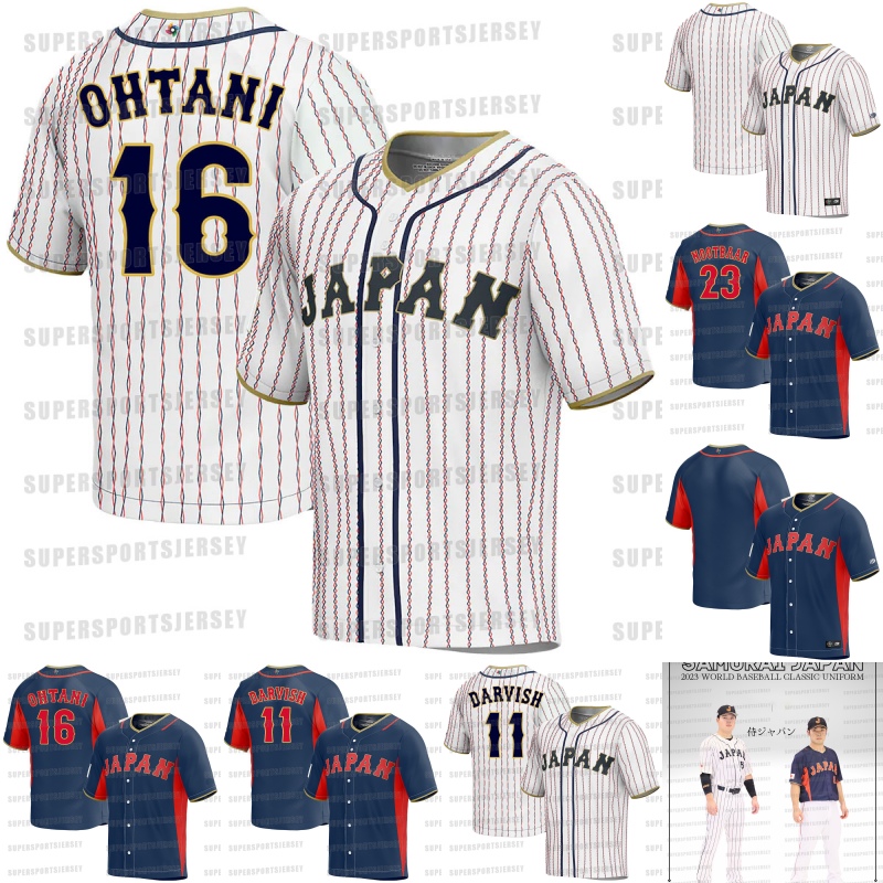 2023 WBC wbc Japan Baseball Jerseys World Baseball Classic 11 Yu Darvish 16 Shohei Ohtani 51 Seiya Suzuki Custom Stitched 14 Roki Sasaki Munetaka Murakami Roki Sasaki, White
2023 WBC wbc Japan Baseball Jerseys World Baseball Classic 11 Yu Darvish 16 Shohei Ohtani 51 Seiya Suzuki Custom Stitched 14 Roki Sasaki Munetaka Murakami Roki Sasaki, White