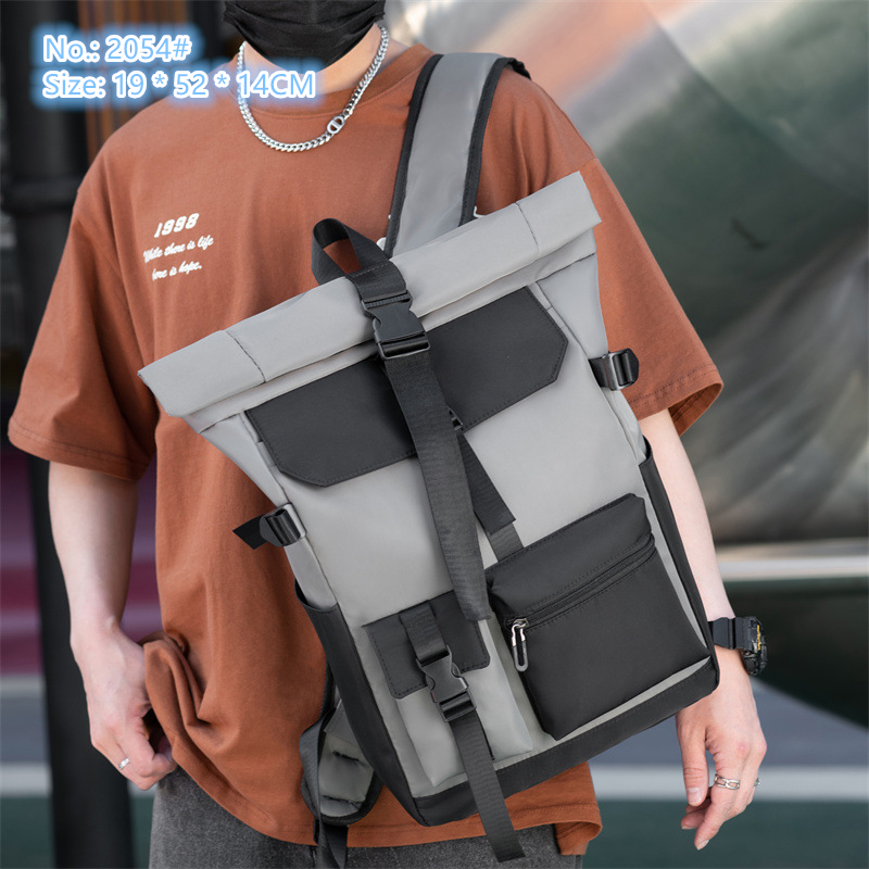Factory wholesale mens shoulder bags 3 colors street fashion folding men backpacks outdoor sports leisure backpack personalized folding fashion handbag, Black-2054#
Factory wholesale mens shoulder bags 3 colors street fashion folding men backpacks outdoor sports leisure backpack personalized folding fashion handbag, Black-2054#