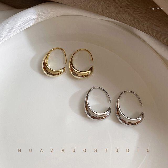 Stud Earrings Curved Temperament High-end All-match Small C-shaped Circle Earings For Women
Stud Earrings Curved Temperament High-end All-match Small C-shaped Circle Earings For Women