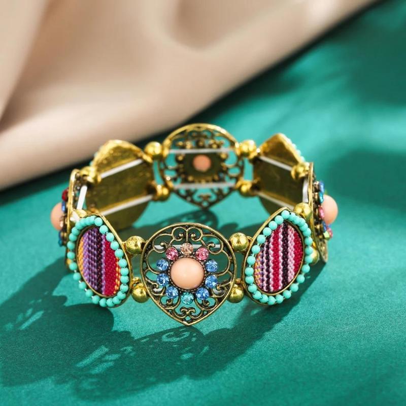 Link Bracelets Vintage Turkey Hollow Flower Waterdrop Gold Heart Crystal Bracelet For Men Women Jewelry Size Adjustable Bohemian Bangles
Link Bracelets Vintage Turkey Hollow Flower Waterdrop Gold Heart Crystal Bracelet For Men Women Jewelry Size Adjustable Bohemian Bangles