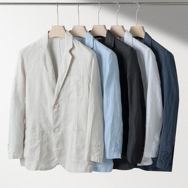Men's Suits & Blazers Men Cotton Linen Blazer Jacket Solid Color Suit Slim Casual Business Thin Breathable BlazerMen's, Beige
Men's Suits & Blazers Men Cotton Linen Blazer Jacket Solid Color Suit Slim Casual Business Thin Breathable BlazerMen's, Beige