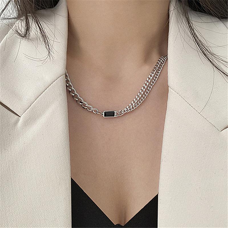 Chains Heifeng Modern Jewelry Double Layer Chain Pendant Necklace 2023 Design Selling For Girl Lady Gifts
Chains Heifeng Modern Jewelry Double Layer Chain Pendant Necklace 2023 Design Selling For Girl Lady Gifts