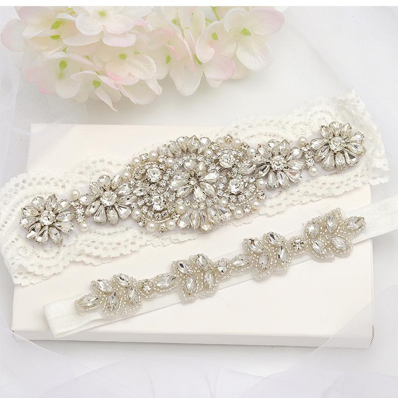 Suspenders Vintage Wedding Garter Pearl s Leg Ring Sexy Garters Rose Gold Colour Thigh Bridal Accessories Bride Jewelry m238 230217