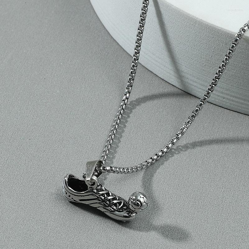 Pendant Necklaces Hip Hop Punk Football Shoe Necklace For Men Fashion Soccer Choker Chain Boy Jewelry Accessories Gift
Pendant Necklaces Hip Hop Punk Football Shoe Necklace For Men Fashion Soccer Choker Chain Boy Jewelry Accessories Gift