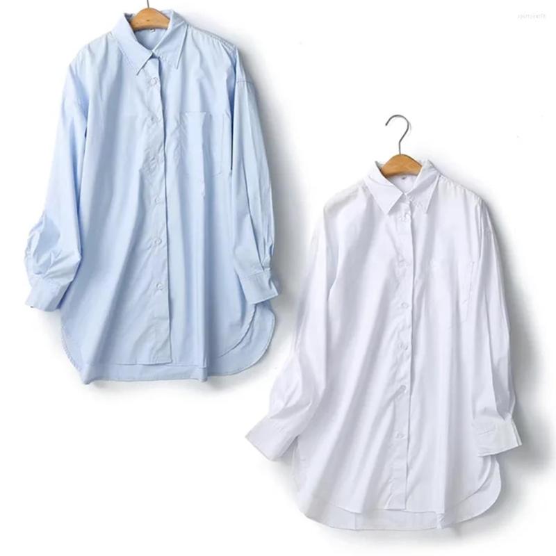 Women' Blouses Maxdutti 2023 Office Lady Indie Folk Vintage Pure Cotton Blouse Color Loose Long Shirt Oversize Fashion Casual Women Tops, Sky blue
Women' Blouses Maxdutti 2023 Office Lady Indie Folk Vintage Pure Cotton Blouse Color Loose Long Shirt Oversize Fashion Casual Women Tops, Sky blue