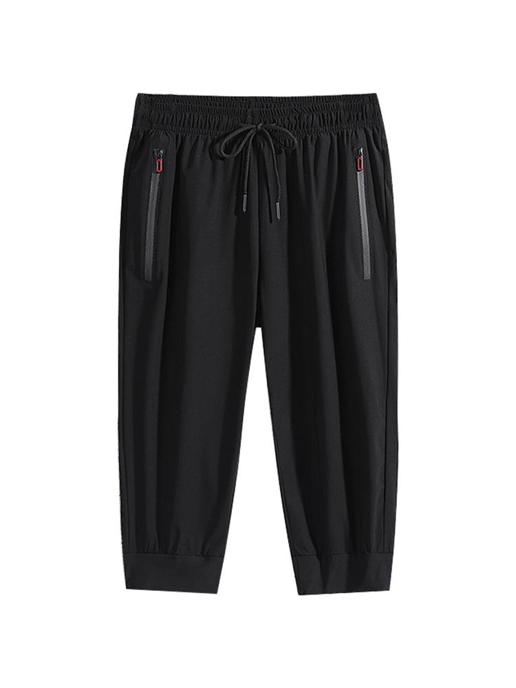 Men's Shorts Plus Size 8XL Big Summer Ice Silk Casual 3/4 Length Trousers Male Bermuda Board Quick Drying Beach Black Long ShortsM, Black flat
Men's Shorts Plus Size 8XL Big Summer Ice Silk Casual 3/4 Length Trousers Male Bermuda Board Quick Drying Beach Black Long ShortsM, Black flat
