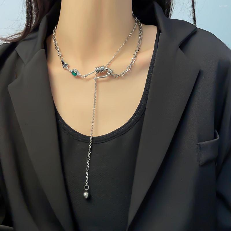 Chains 2023 Korean Fashion Double Metal Crystal Zircon Tassel Choker Necklace For Women Men Unisex Hip-Hop Grunge Y2K Jewelry Gifts
Chains 2023 Korean Fashion Double Metal Crystal Zircon Tassel Choker Necklace For Women Men Unisex Hip-Hop Grunge Y2K Jewelry Gifts