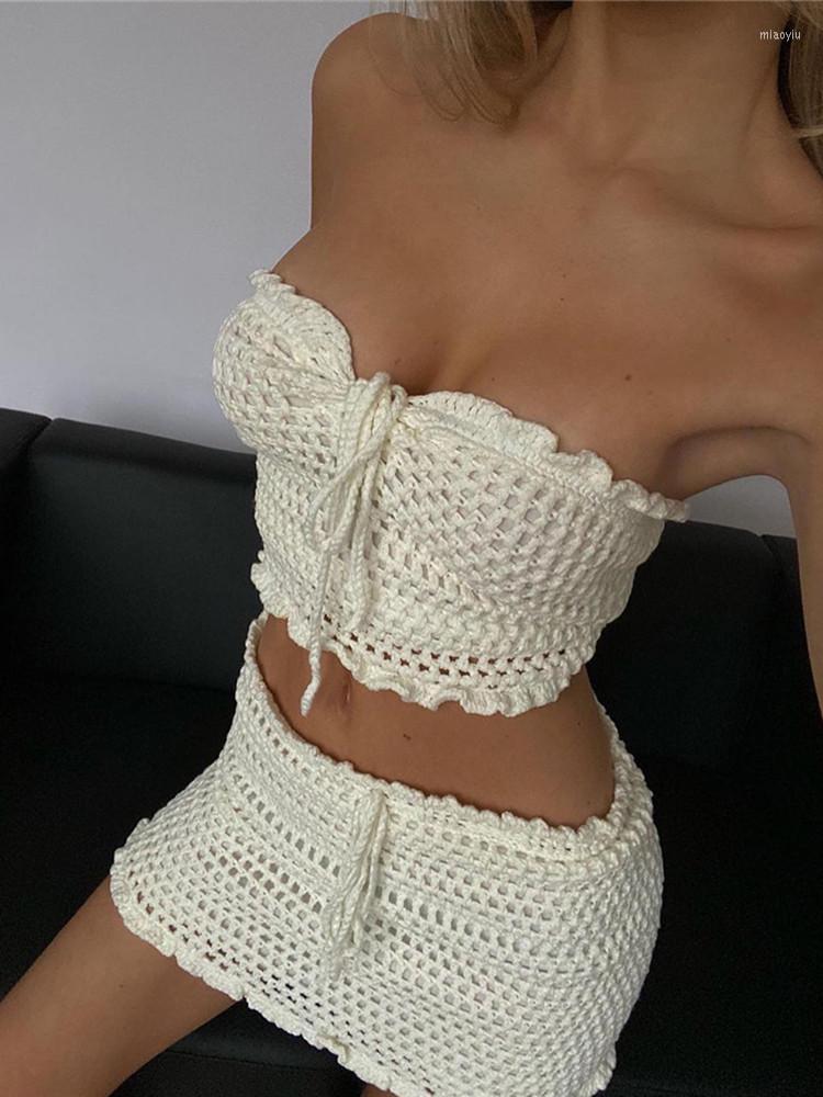 Women' Tanks Hirigin Women Y2K Ruffles Knitted Hollow Out Strapless Tube Crop Top And Mini Skirt 2 Piece Clothing Set Summer Beach Holiday, Black
Women' Tanks Hirigin Women Y2K Ruffles Knitted Hollow Out Strapless Tube Crop Top And Mini Skirt 2 Piece Clothing Set Summer Beach Holiday, Black