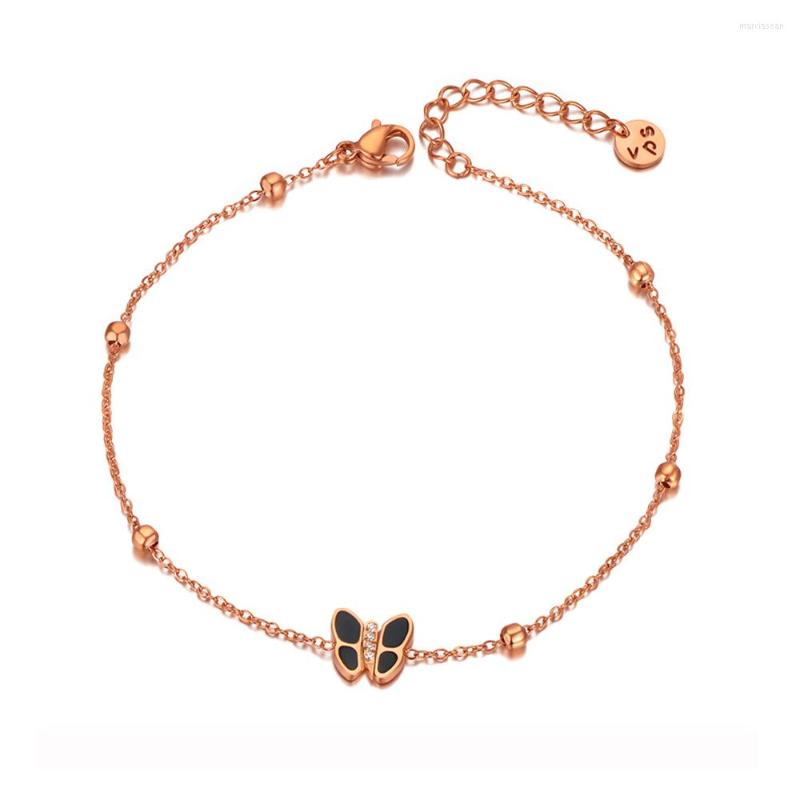 Anklets Lokaerlry CZ Crystal Shell Butterfly Animal Charm Anklet Foot Jewelry Stainless Steel Bohemia Party For Women LA20009
Anklets Lokaerlry CZ Crystal Shell Butterfly Animal Charm Anklet Foot Jewelry Stainless Steel Bohemia Party For Women LA20009