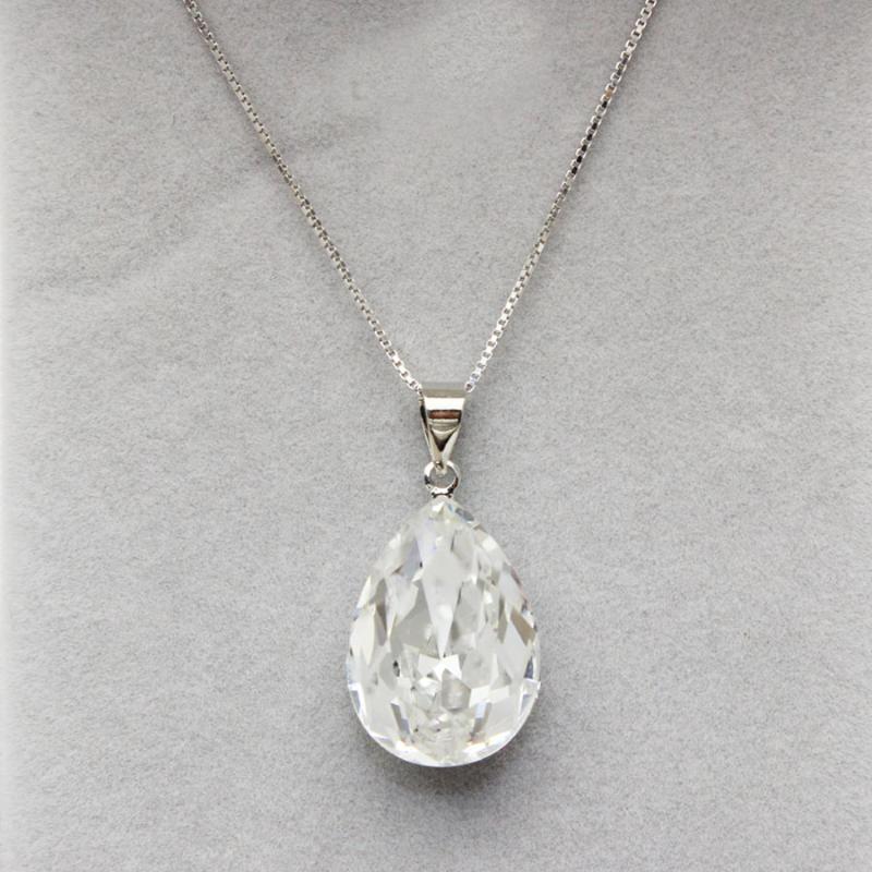 Pendant Necklaces Tear Drop Necklace Made With Austrian Crystal For Women Party Jewelery High Quliaty Girls Summer Wedding Bijoux Accessorie
Pendant Necklaces Tear Drop Necklace Made With Austrian Crystal For Women Party Jewelery High Quliaty Girls Summer Wedding Bijoux Accessorie