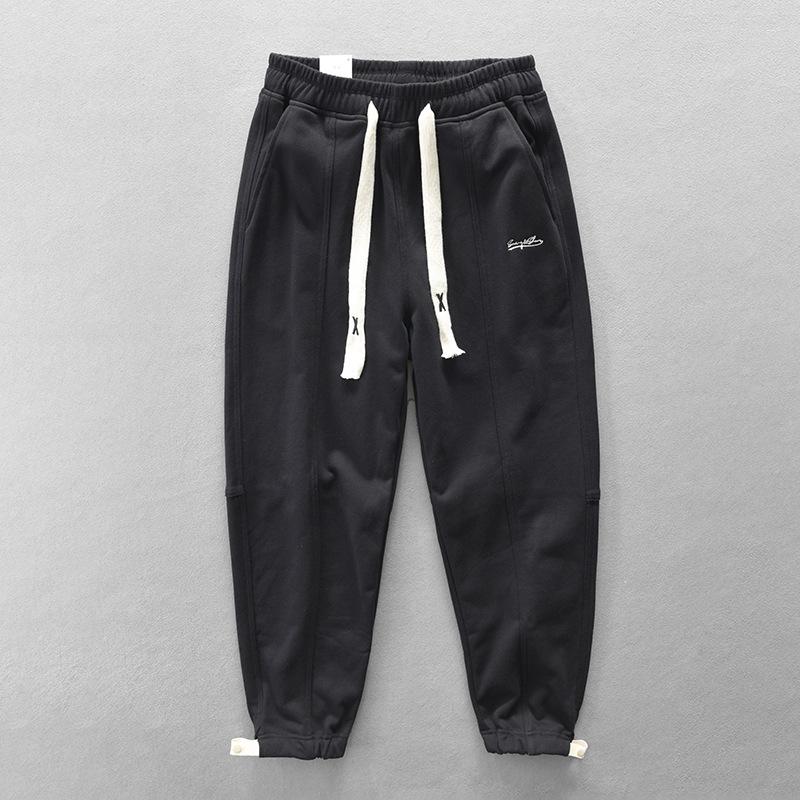 Men's Pants 2023 Autumn Winter Men's Casual Fleece Wide Leg Sports Sweatpants Embroidery Cotton Drawstring Large Pocket, Black
Men's Pants 2023 Autumn Winter Men's Casual Fleece Wide Leg Sports Sweatpants Embroidery Cotton Drawstring Large Pocket, Black