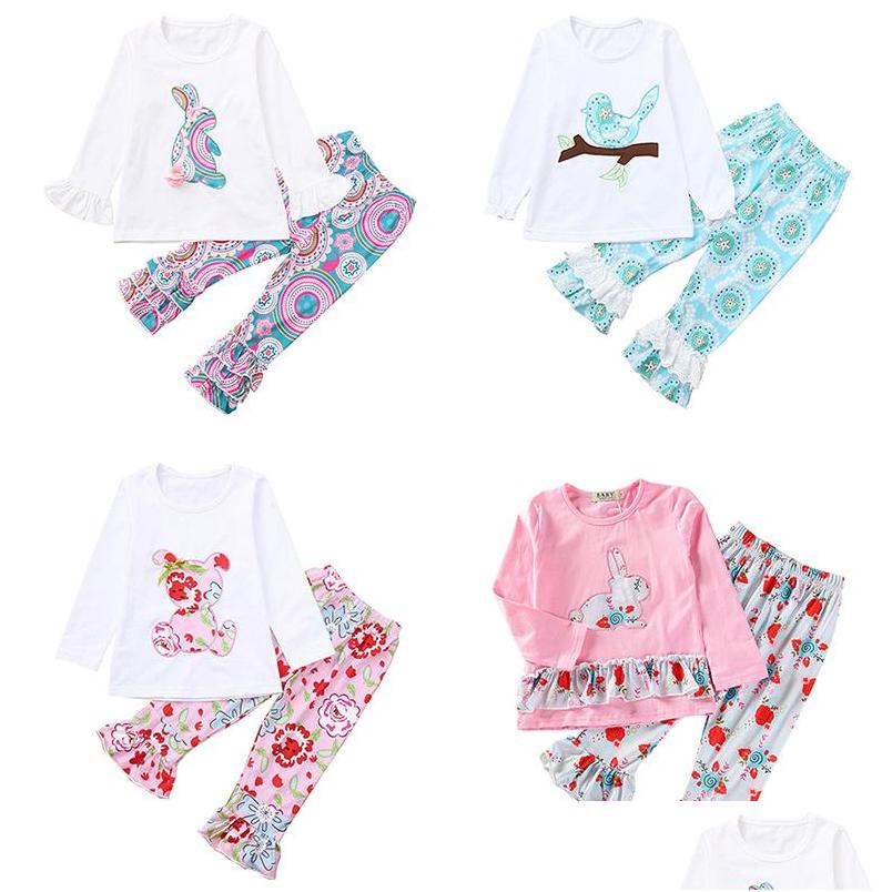 Clothing Sets Kids Easter Girls Outfits Baby Clothes Appliqued Bunny Floral Birds Bear Printed Ruffle Long Sleeve Tops 26T Drop Deli Dhp37, #8
Clothing Sets Kids Easter Girls Outfits Baby Clothes Appliqued Bunny Floral Birds Bear Printed Ruffle Long Sleeve Tops 26T Drop Deli Dhp37, #8