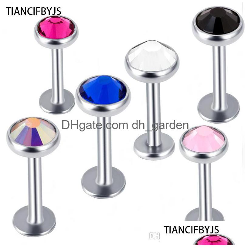 Labret Lip Piercing Jewelry Fashion Stainless Steel Ring Stud Labret Tragus Cartilage With Different Crystal 100Pcs Drop Del Dhgarden Dhm1I
Labret Lip Piercing Jewelry Fashion Stainless Steel Ring Stud Labret Tragus Cartilage With Different Crystal 100Pcs Drop Del Dhgarden Dhm1I