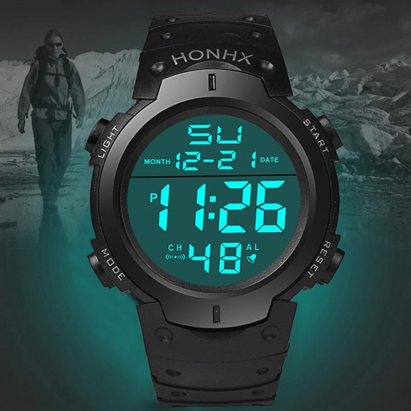 Wristwatches Fashion Men Digital Watches Waterproof Mens Sport Quartz Relogio Masculino Military LED Electronic Watch, C1
Wristwatches Fashion Men Digital Watches Waterproof Mens Sport Quartz Relogio Masculino Military LED Electronic Watch, C1