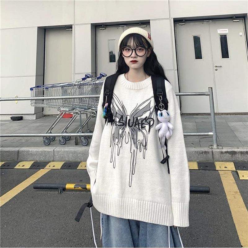 Women' Hoodies & Sweatshirts Autumn And Winter Korean Street Harajuku Style Round Neck Sweater Female Butterfly Print Loose Warm Wool Tide, Black
Women' Hoodies & Sweatshirts Autumn And Winter Korean Street Harajuku Style Round Neck Sweater Female Butterfly Print Loose Warm Wool Tide, Black