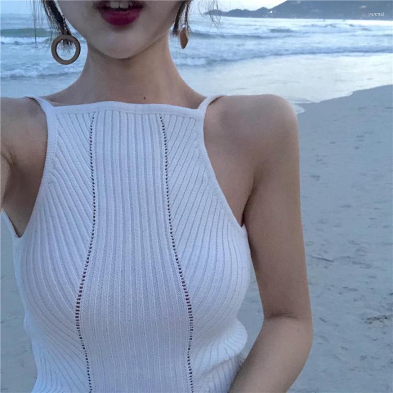 Women's Tanks Seaside Design Halterneck Women's Thin Sweater Tops Sexy Backless Knitwear Camis Tank Top, Ivory
Women's Tanks Seaside Design Halterneck Women's Thin Sweater Tops Sexy Backless Knitwear Camis Tank Top, Ivory