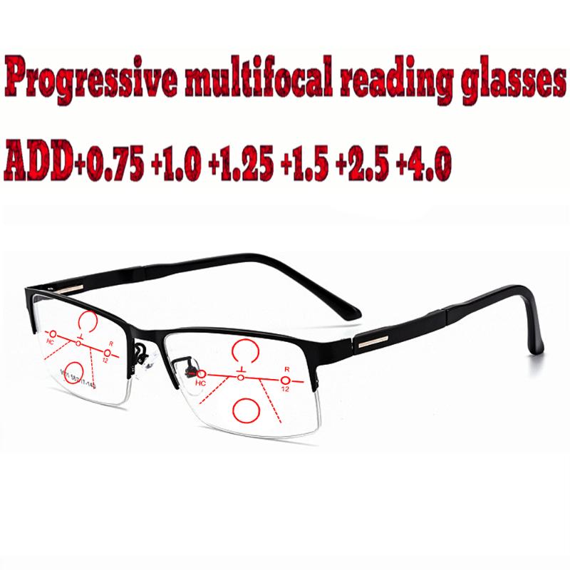 Sunglasses Progressive Multifocal Anti Blue Light Reading Glasses Business Men Women High Quality Tr90 1.0 1.5 1.75 2.0 2.5 3 3.5 4Sunglasse
Sunglasses Progressive Multifocal Anti Blue Light Reading Glasses Business Men Women High Quality Tr90 1.0 1.5 1.75 2.0 2.5 3 3.5 4Sunglasse