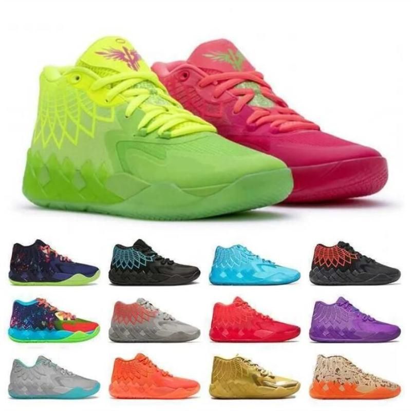 

2023 Lamelo Ball MB 01 Basketball Shoes Rick Red Green And Morty Galaxy Purple Blue Grey Black Queen Buzz City Melo Sports Shoe Trainne Qalv