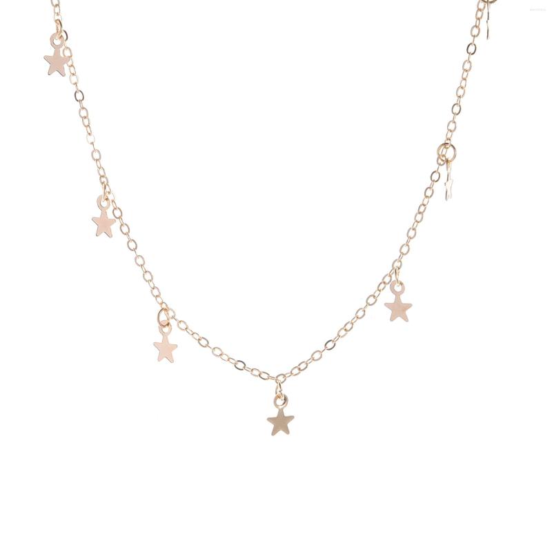 Choker LosoDo Girls Jewelry Fashion Simple Thickened Pentagram Pendant Necklace Wild Clavicle Chain For Woman Accessories
Choker LosoDo Girls Jewelry Fashion Simple Thickened Pentagram Pendant Necklace Wild Clavicle Chain For Woman Accessories