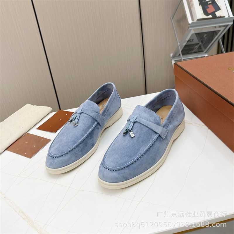 Italy Designer Shoes Loropiana High-end Fashion Lp Lovers' Bean-bean Shoes Are Versatile Casual and Soft-soled Loafers Are Easy To Wear, Bean paste powder
Italy Designer Shoes Loropiana High-end Fashion Lp Lovers' Bean-bean Shoes Are Versatile Casual and Soft-soled Loafers Are Easy To Wear, Bean paste powder