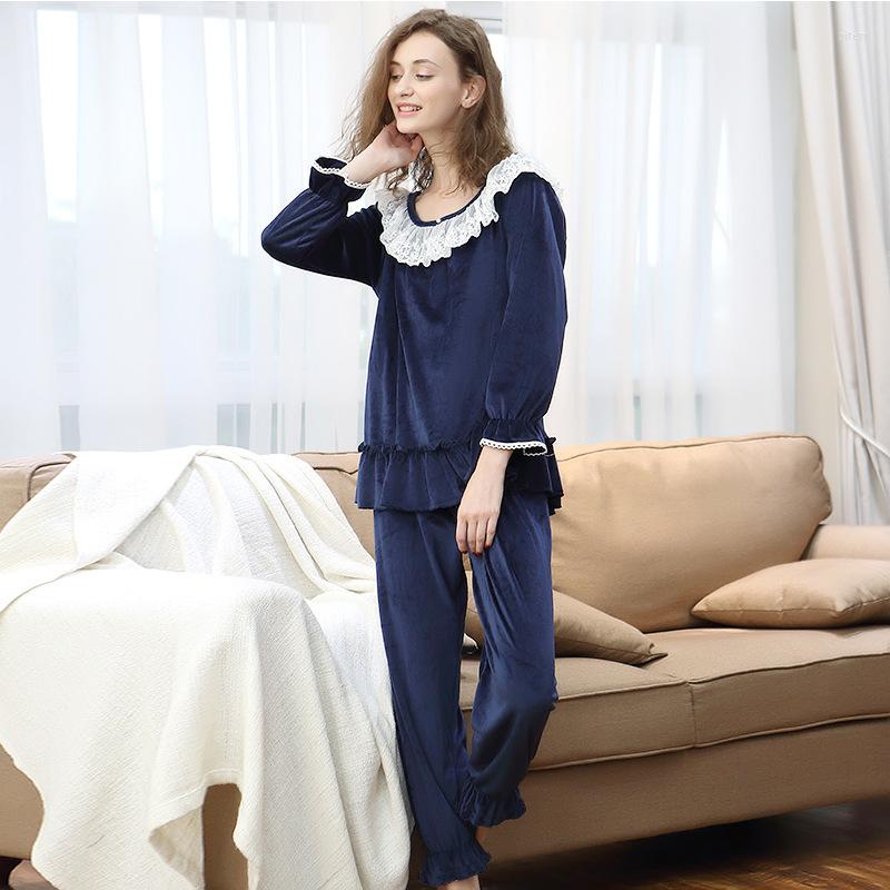 Women's Sleepwear Arrival Women Super Soft Flannel Pajamas Set Womens Winter Sweet Princess Pijamas Vestidos 8A237, Purple
Women's Sleepwear Arrival Women Super Soft Flannel Pajamas Set Womens Winter Sweet Princess Pijamas Vestidos 8A237, Purple