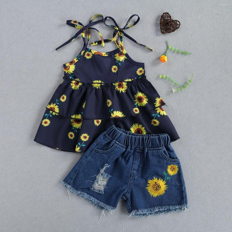 Clothing Sets FOCUSNORM 2023 Summer Infant Girls Clothes 2pcs Sunflowers Print Sleeveless Vest Tops Denim Shorts, Picture shown
Clothing Sets FOCUSNORM 2023 Summer Infant Girls Clothes 2pcs Sunflowers Print Sleeveless Vest Tops Denim Shorts, Picture shown