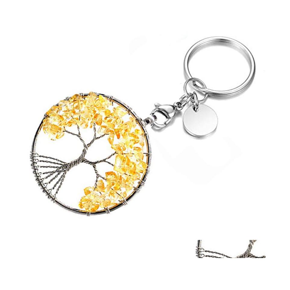 Key Rings Natural Broken Stone 5Cm Wrap Tree Of Life Keychains Healing Rose Crystal Car Decor Keyholder For Women Men Drop Delivery J Dhhg5
Key Rings Natural Broken Stone 5Cm Wrap Tree Of Life Keychains Healing Rose Crystal Car Decor Keyholder For Women Men Drop Delivery J Dhhg5