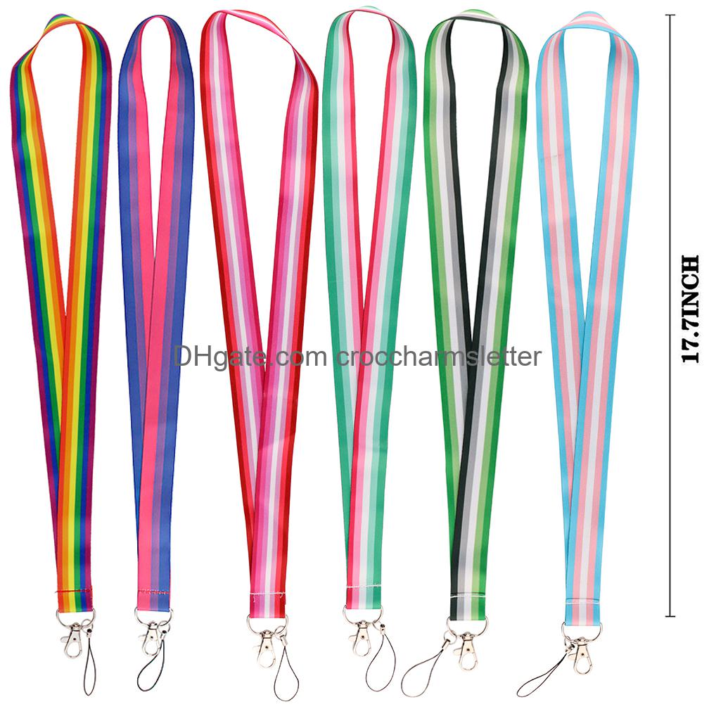 Shoe Parts Accessories Lx1025 Rainbow Phone Straps Bisexual Ribbon Neck Strap Homosexual Lanyard For Keys Id Badge Holder Keychain L Smtbt
Shoe Parts Accessories Lx1025 Rainbow Phone Straps Bisexual Ribbon Neck Strap Homosexual Lanyard For Keys Id Badge Holder Keychain L Smtbt