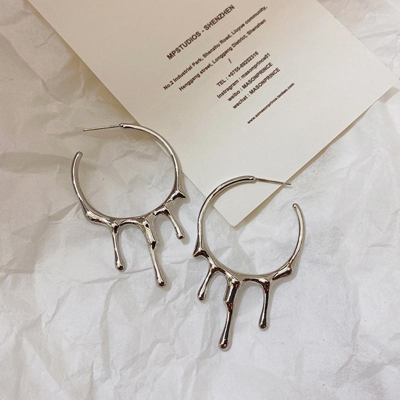 Hoop Earrings GSOLD Punk Silver Color Metal Waterdrops For Women Geometric Individuality Irregular Lava Earring Party Jewelry
Hoop Earrings GSOLD Punk Silver Color Metal Waterdrops For Women Geometric Individuality Irregular Lava Earring Party Jewelry