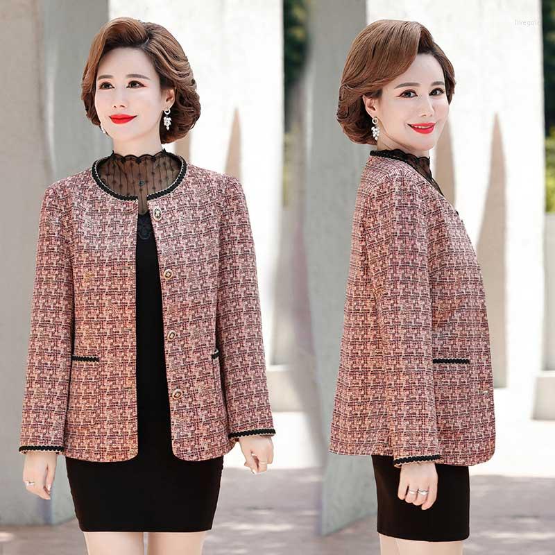 Women's Jackets Women Fashion Plaid Short Jacket Coat Long Sleeve Beaded Edge Trim Ladies Tweed Office Female Outerwear Chic Tops, Gray
Women's Jackets Women Fashion Plaid Short Jacket Coat Long Sleeve Beaded Edge Trim Ladies Tweed Office Female Outerwear Chic Tops, Gray