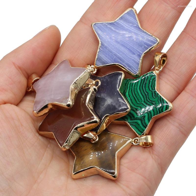 Pendant Necklaces Natural Semi-precious Stone Charms Star-shaped Angelite Tiger Eye Amethysts For DIY Earring Necklace Jewelry Making Gift
Pendant Necklaces Natural Semi-precious Stone Charms Star-shaped Angelite Tiger Eye Amethysts For DIY Earring Necklace Jewelry Making Gift