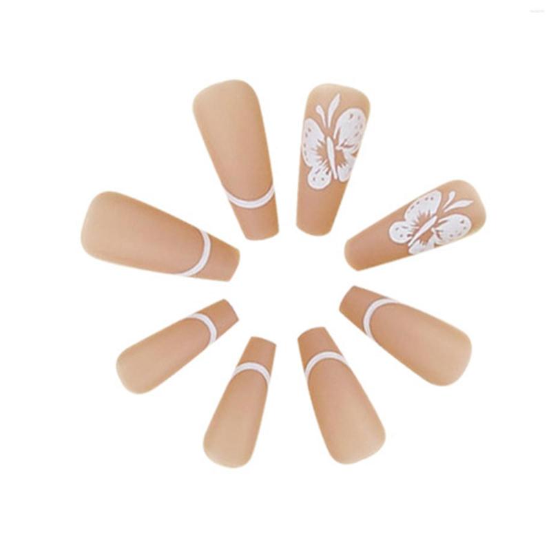 False Nails Butterfly Nude Artificial Stylish Design Press-on For Women And Girls Nail Decor, Light pink
False Nails Butterfly Nude Artificial Stylish Design Press-on For Women And Girls Nail Decor, Light pink