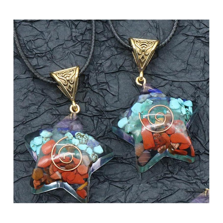 Pendant Necklaces Coated Resin Colorf Stone Beads Star Necklace Healing Jewelry For Men Rope Chai Yydhhome Drop Delivery Pendants Dhkvq
Pendant Necklaces Coated Resin Colorf Stone Beads Star Necklace Healing Jewelry For Men Rope Chai Yydhhome Drop Delivery Pendants Dhkvq