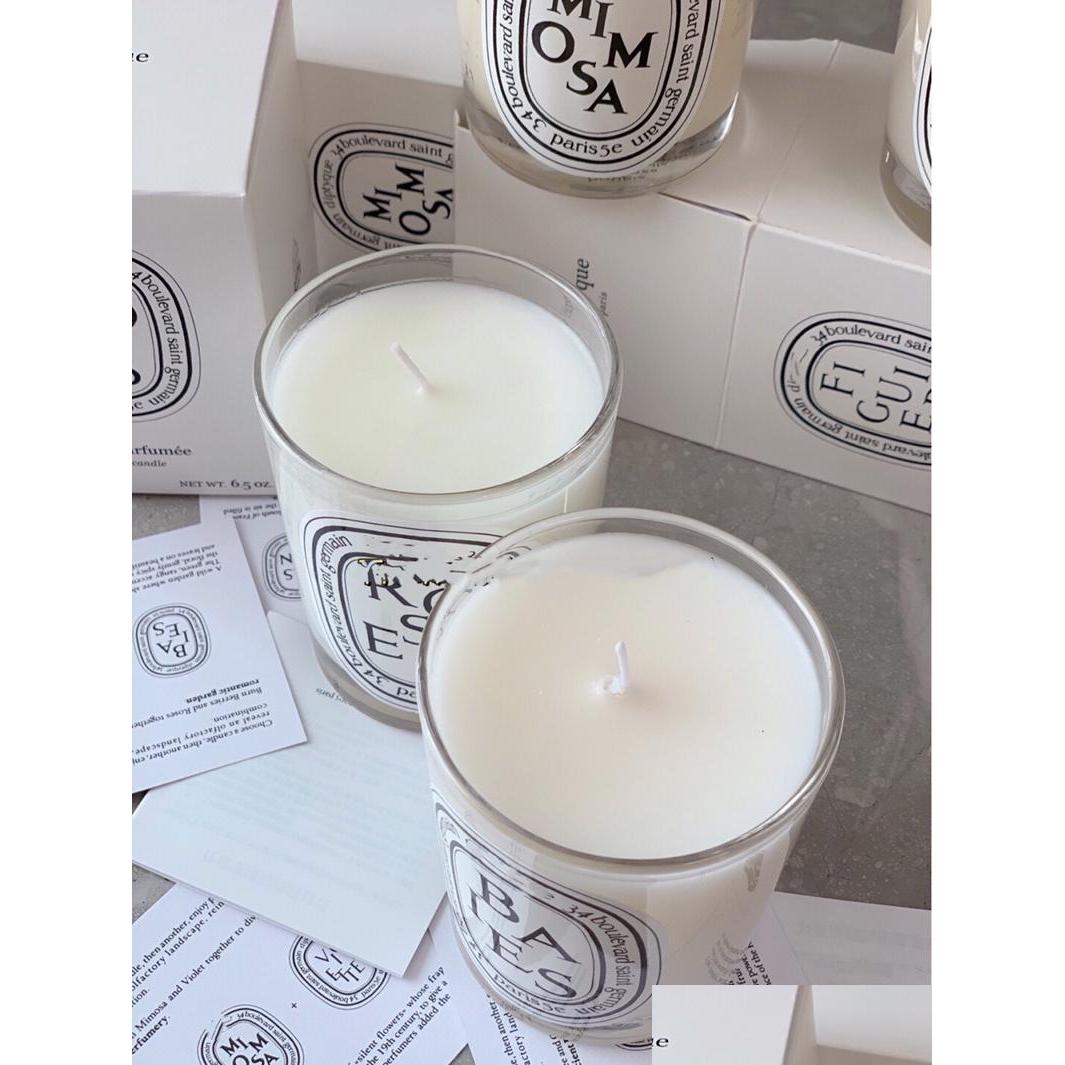 Car Dvr Incense Scented Candle Perd Candles 190G Roses Baies Santal Miomsa Figuier Fragrance Paris Brand Bougie Parfum Wax Long Lastin Dhrzg
Car Dvr Incense Scented Candle Perd Candles 190G Roses Baies Santal Miomsa Figuier Fragrance Paris Brand Bougie Parfum Wax Long Lastin Dhrzg