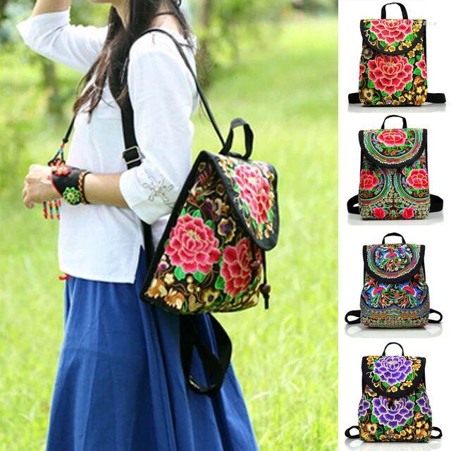 School Bags Vintage Embroidery Womens Ethnic Canvas Drawstring Shoulder Bag Small Backpacks Teenage Girls Mochilas Escolares Femininas
School Bags Vintage Embroidery Womens Ethnic Canvas Drawstring Shoulder Bag Small Backpacks Teenage Girls Mochilas Escolares Femininas