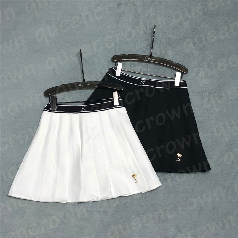 Summer Women Skirts Letter Webbing Short Dress Fashion Designer Elastic Waist Pleated Skirt Sexy A Line Skirt, White
Summer Women Skirts Letter Webbing Short Dress Fashion Designer Elastic Waist Pleated Skirt Sexy A Line Skirt, White