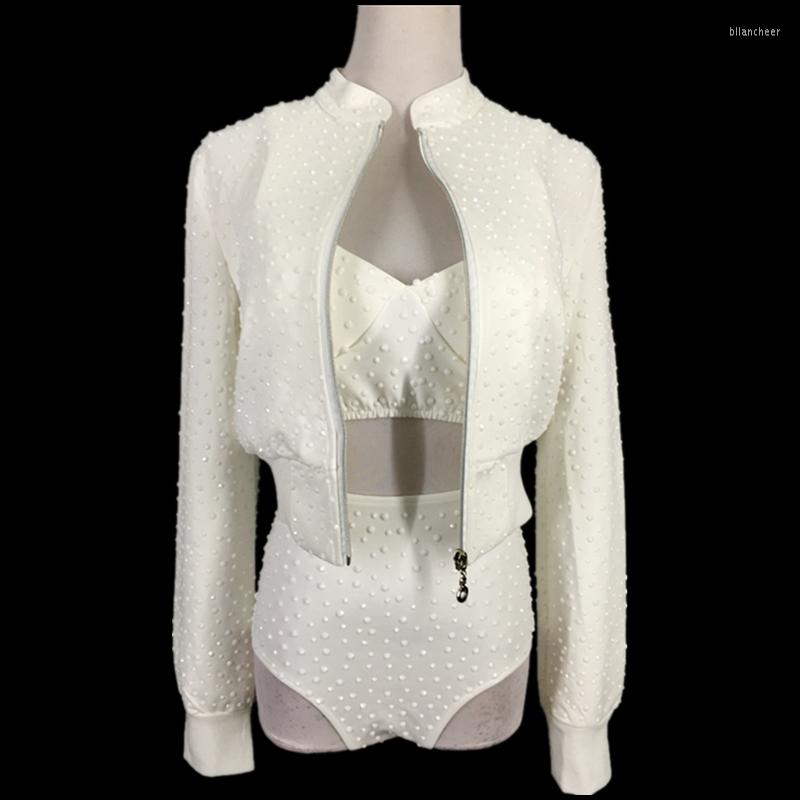 Stage Wear Female Singer DJ Jazz Dance Hip Hop Costume Fluorescent Green High Waist Shorts Bra Coat Crystal 3-Piece Set Nightclub Outfit, White
Stage Wear Female Singer DJ Jazz Dance Hip Hop Costume Fluorescent Green High Waist Shorts Bra Coat Crystal 3-Piece Set Nightclub Outfit, White